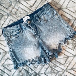 Celebrity Pink Distressed Jean Shorts